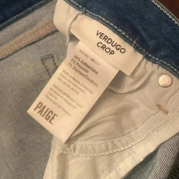 Paige verdugo crop raw hem jeans - Picture 5 of 10